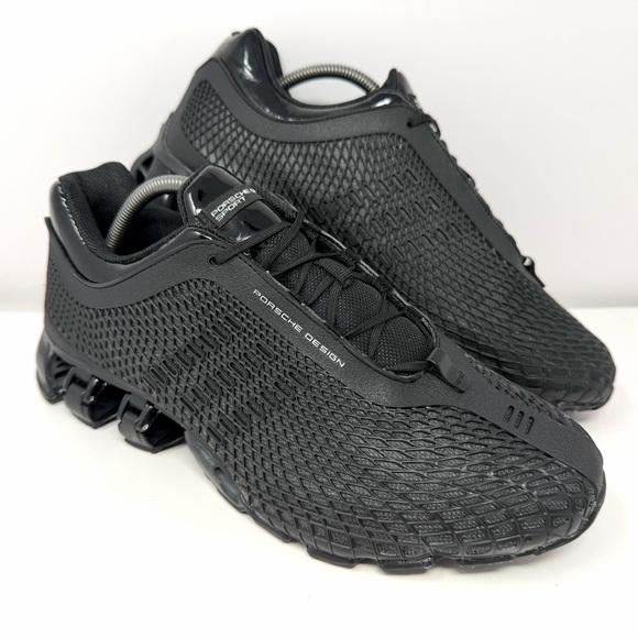 adidas gazelle silver green womens Porsche Design Bounce:S4 Sneaker Shoes - Black - Mens
